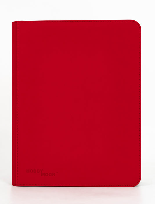 GEM mesh™ 9-Pocket Toploader ZIP Binder - Red
