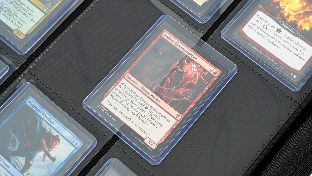 GEM mesh™ 9-Pocket Toploader ZIP Binder - Red