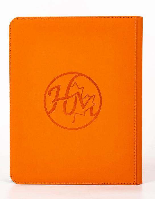 GEM mesh™ 9-Pocket Toploader ZIP Binder - Orange