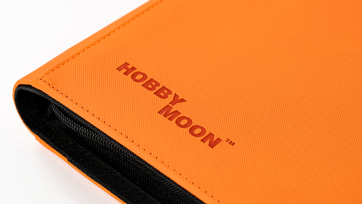 GEM mesh™ 9-Pocket Toploader ZIP Binder - Orange