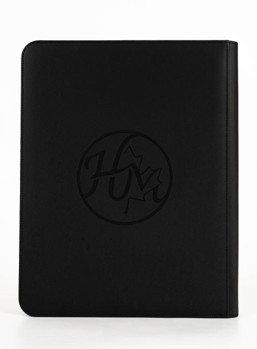 GEM mesh™ 9-Pocket Toploader ZIP Binder - Black