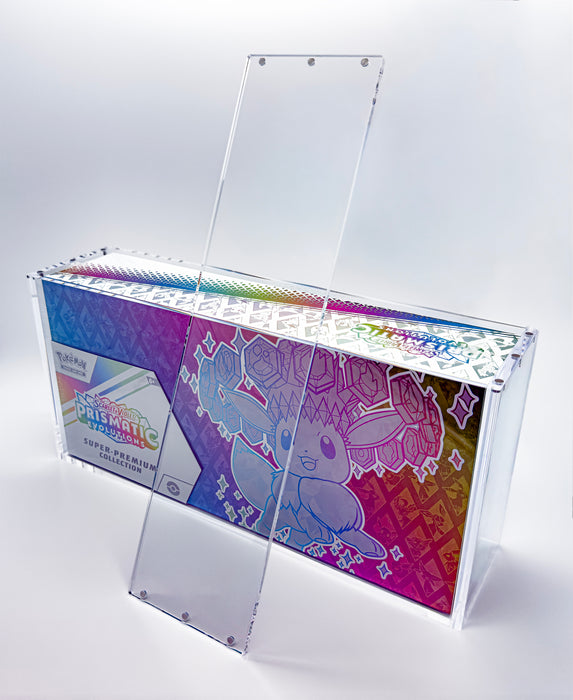 Magnetic Acrylic Case for Pokémon Prismatic Evolutions - Super Premium Collection