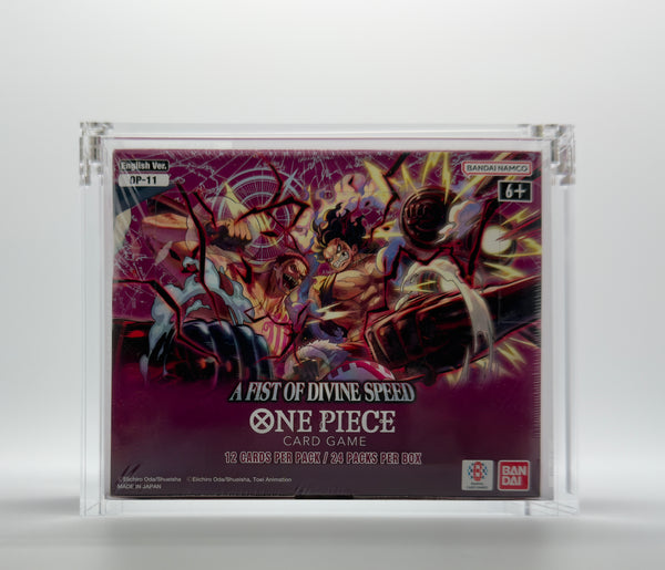 Magnetic Acrylic Case for One Piece OP4+ Booster Box