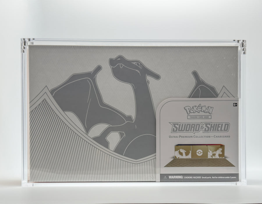 Magnetic Acrylic Case for Pokemon Sword & Shield - Charizard Ultra Premium Collection