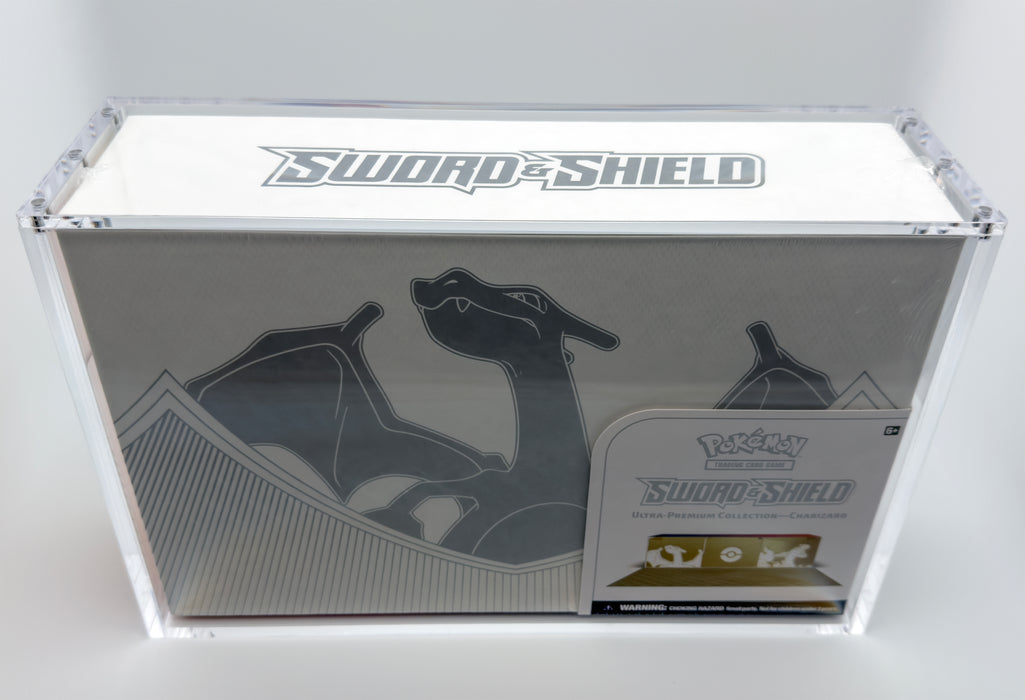 Magnetic Acrylic Case for Pokemon Sword & Shield - Charizard Ultra Premium Collection
