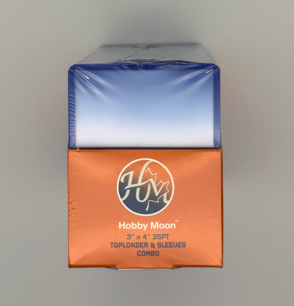 Hobby Moon - 100CT - Toploader & Sleeves Combo