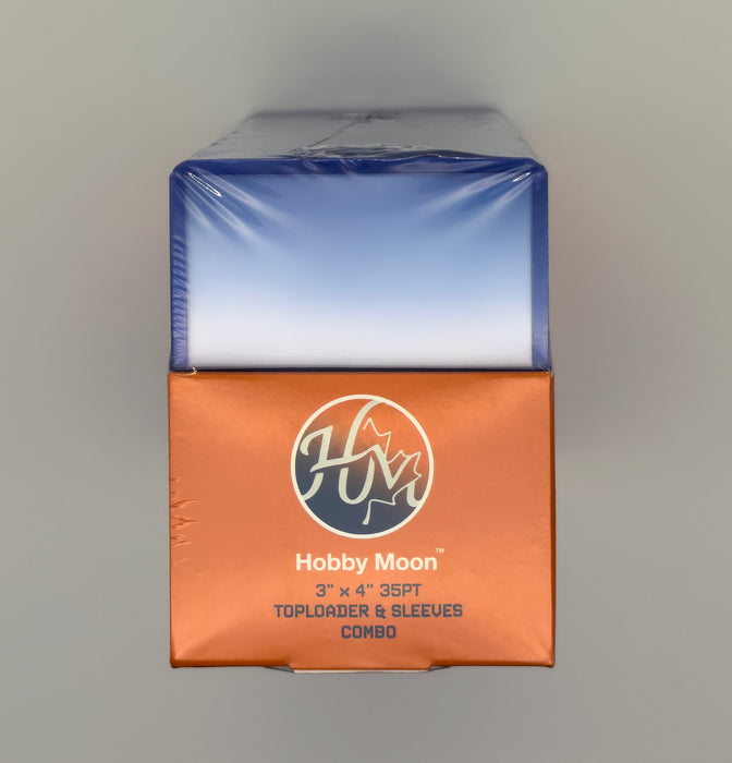 Hobby Moon - 100CT - Toploader & Sleeves Combo