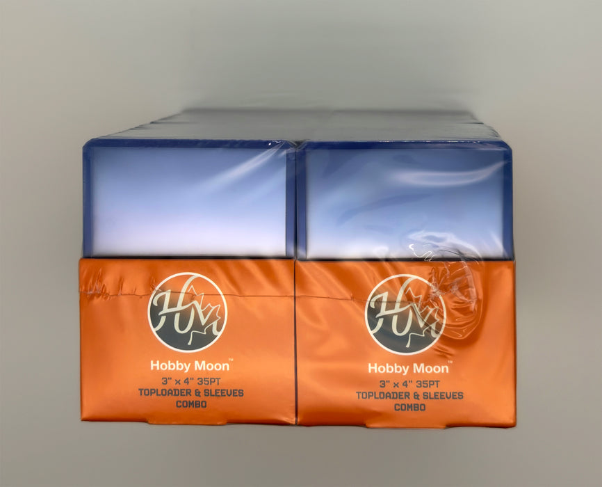 Hobby Moon - 200CT - Toploader & Sleeves Combo